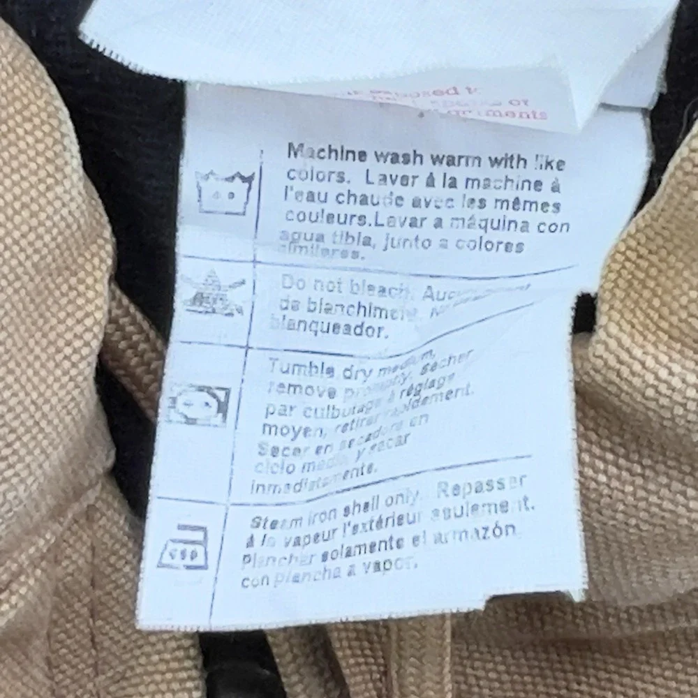 Vintage Carhartt Duck Quilt Lined Jacket Brown Mens 46 Made in USA - Picture 3 of 14